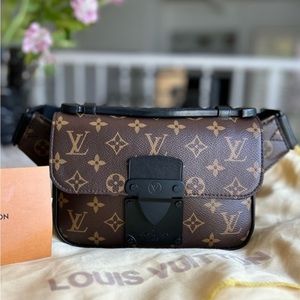 Brand New Louis Vuitton Monogram S Lock Sling/ belt bag. Used only once